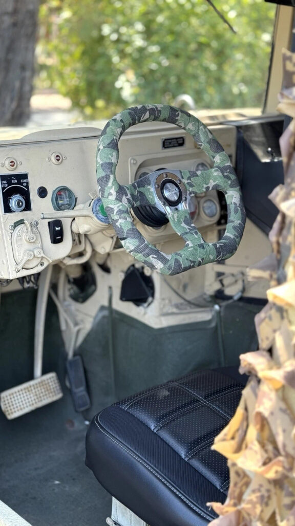 Military Hmmwv M1097a2 Troop Carrier 2009 W/ California License Plate H1 Humvee