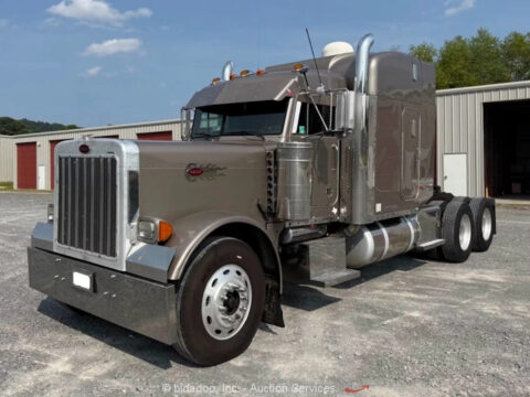 Peterbilt 379 T/A Sleeper Semi Truck Tractor CAT 3406 18 Spd M/T Bidadoo for sale