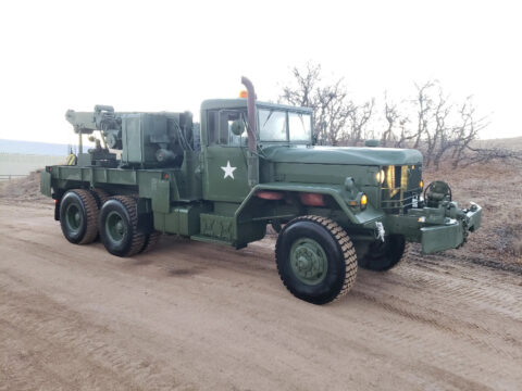 1970 Am General M816 6×6 Refurbished Crane Truck Wrecker w/ Cummins Diesel for sale